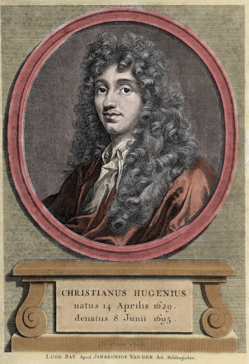 Portrait de Christiaan Huygens. Physicien et mathématicien néerlandais (1629-1695). - Unknown artist