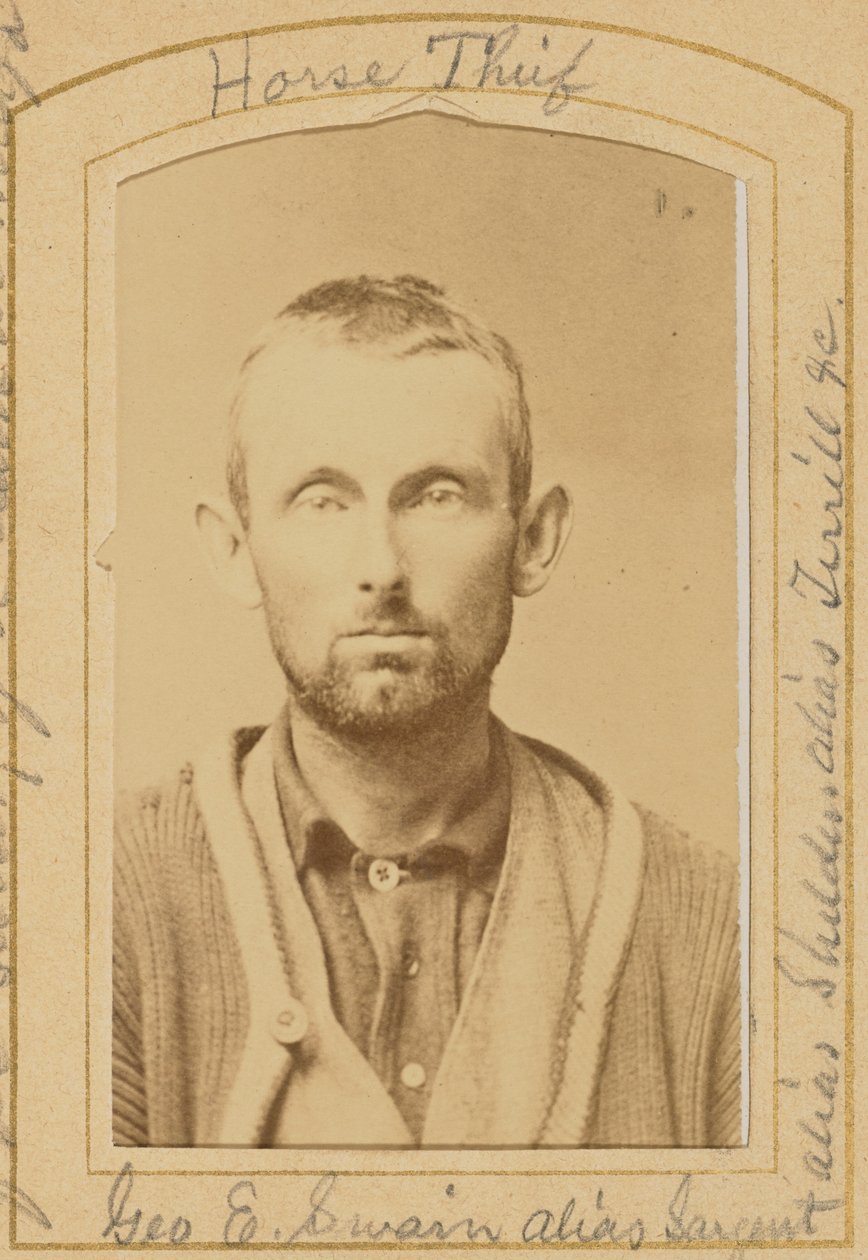 [George E. Swain alias Sargeant, voleur de chevaux] - Unknown artist/maker
