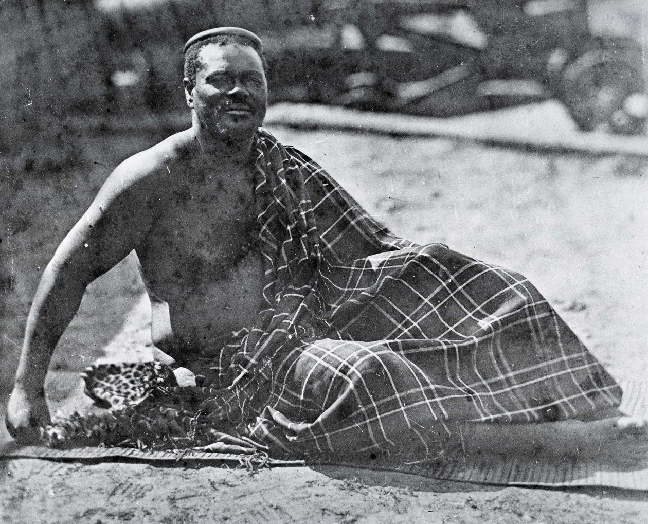 Le roi Cetshwayo en exil au Cap - Unknown photographer