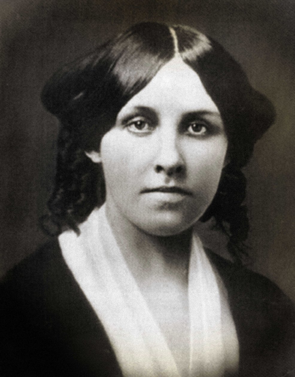 Louisa May Alcott (1832 - Boston 1888), écrivaine américaine. - Unknown photographer