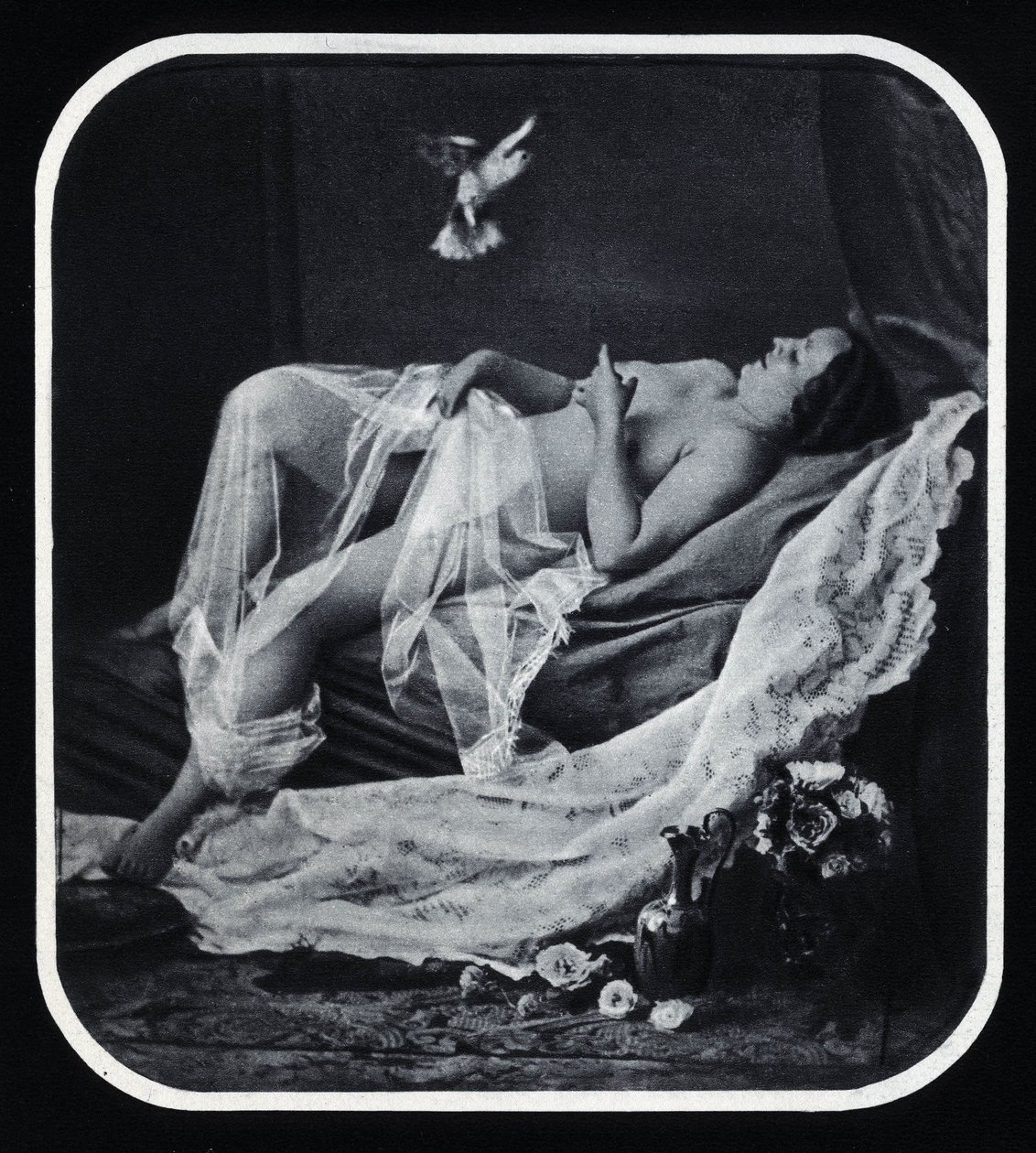 Femme nue allongée vers 1850 Photographie anonyme - Unknown photographer