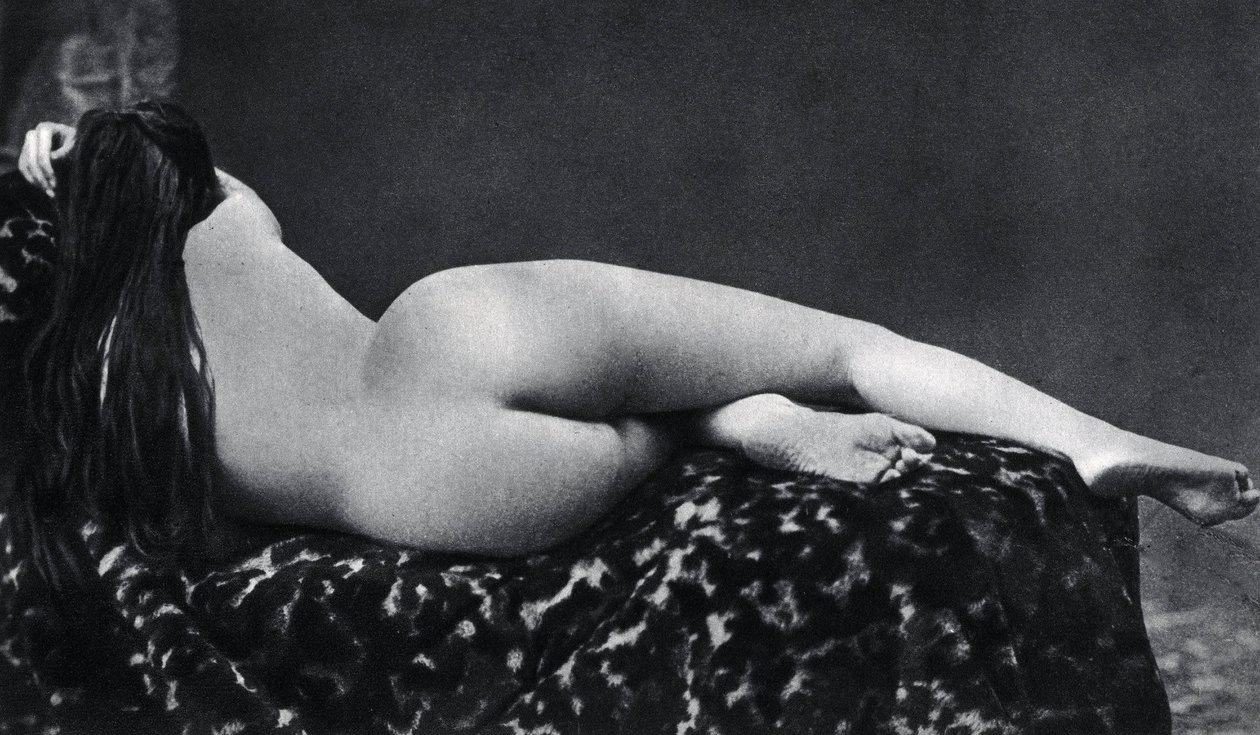 Femme nue allongée vers 1860 Photographie anonyme - Unknown photographer