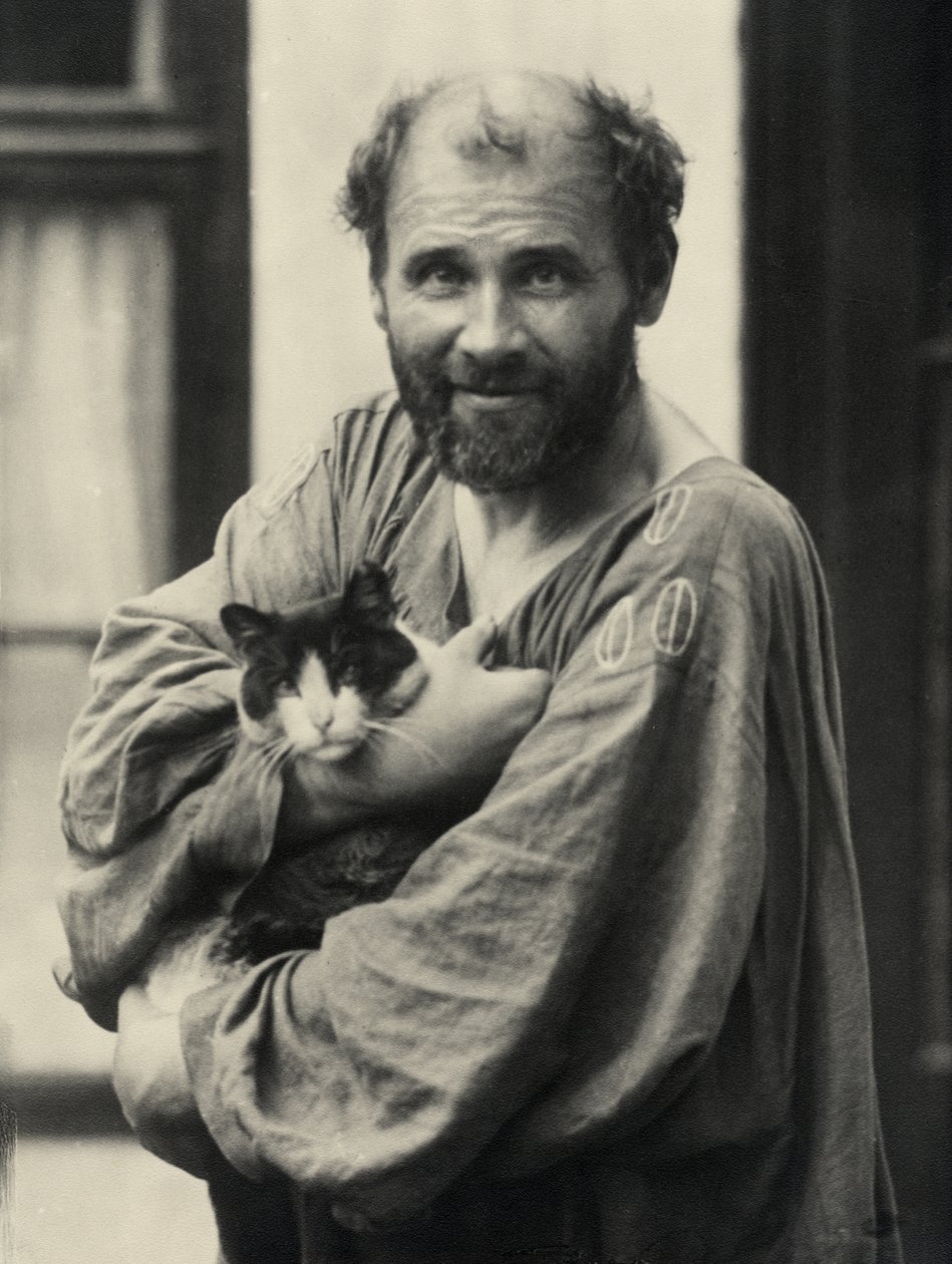 Portrait de Gustav Klimt (1862-1918) - Unknown photographer
