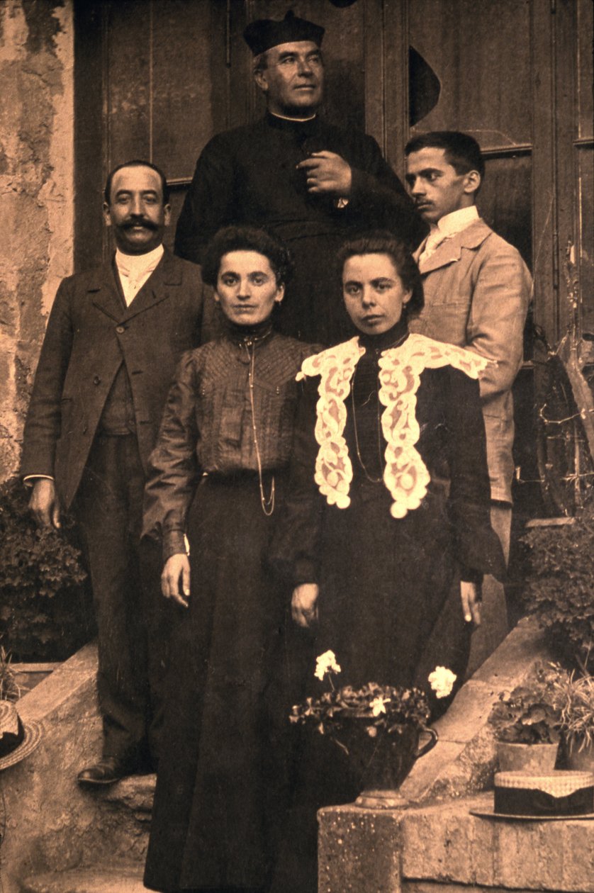 Portrait of Abbe Bérenger Saunière, Rennes-le-Château (b/w photo) - Unknown photographer