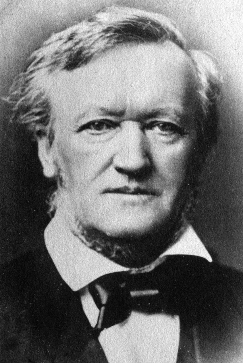 Portrait de Richard Wagner (photo n/b) - Unknown photographer