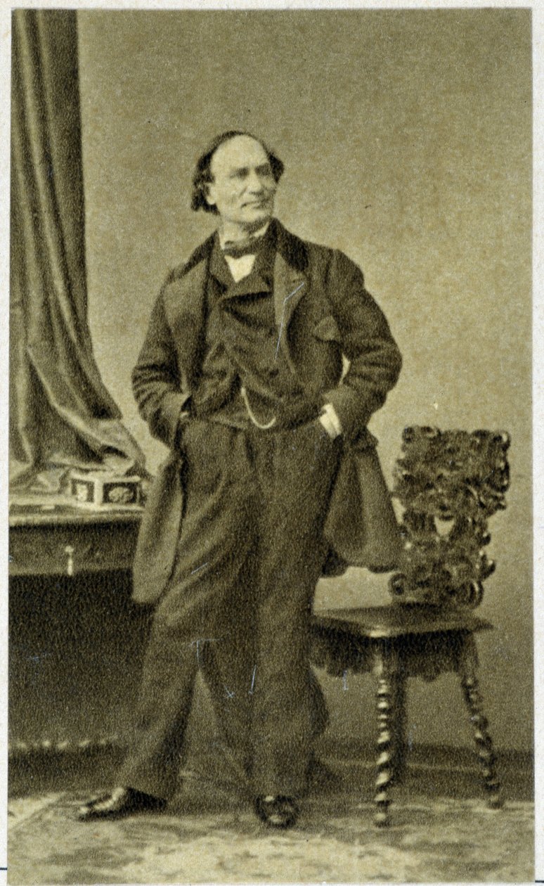 Portrait de Robert Houdin en 1855 (magicien français du XIXe siècle) - Unknown photographer