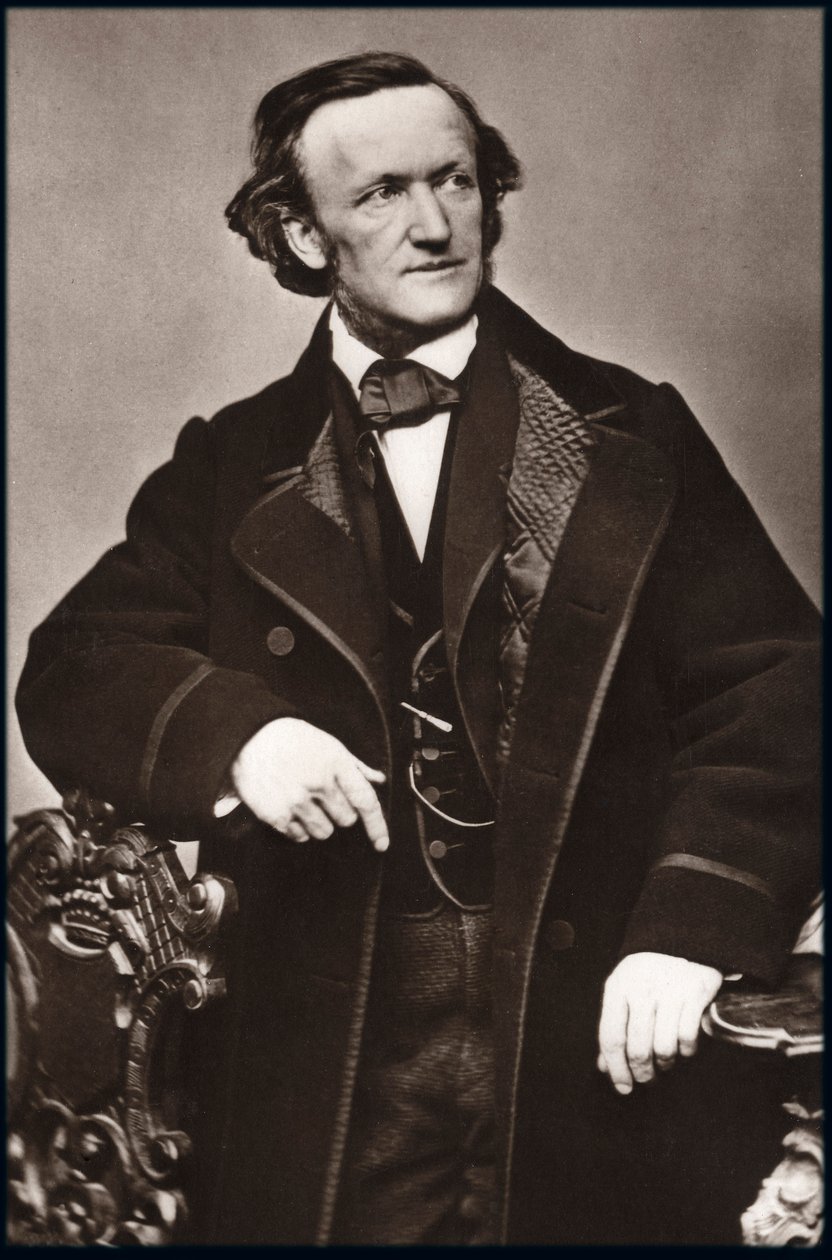 Portrait du compositeur Richard Wagner (1813-1883) - Unknown photographer