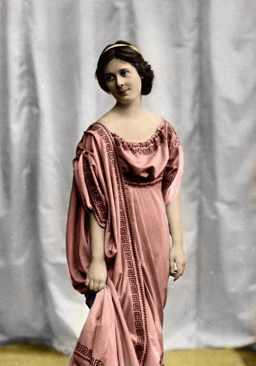 Portrait de la danseuse Isadora Duncan - Unknown photographer