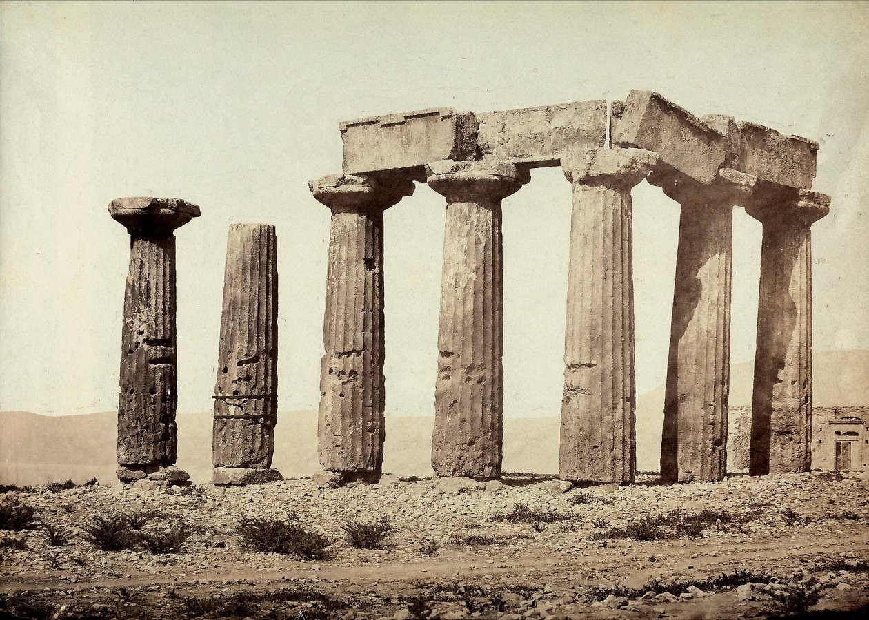 Vue des ruines d