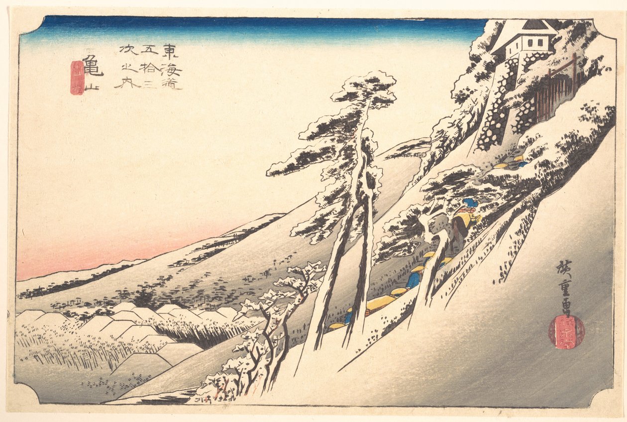 Temps clair après la neige - Utagawa Hiroshige