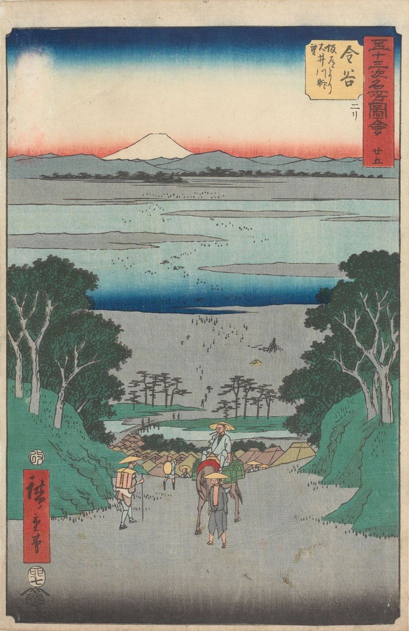 Sites célèbres des cinquante-trois stations - Utagawa Hiroshige