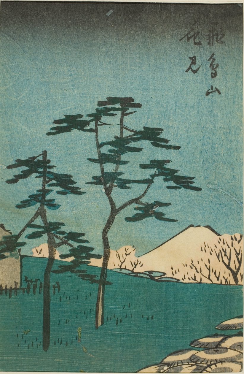 Observation des fleurs à la colline Asuka (Asukayama hanami), section d