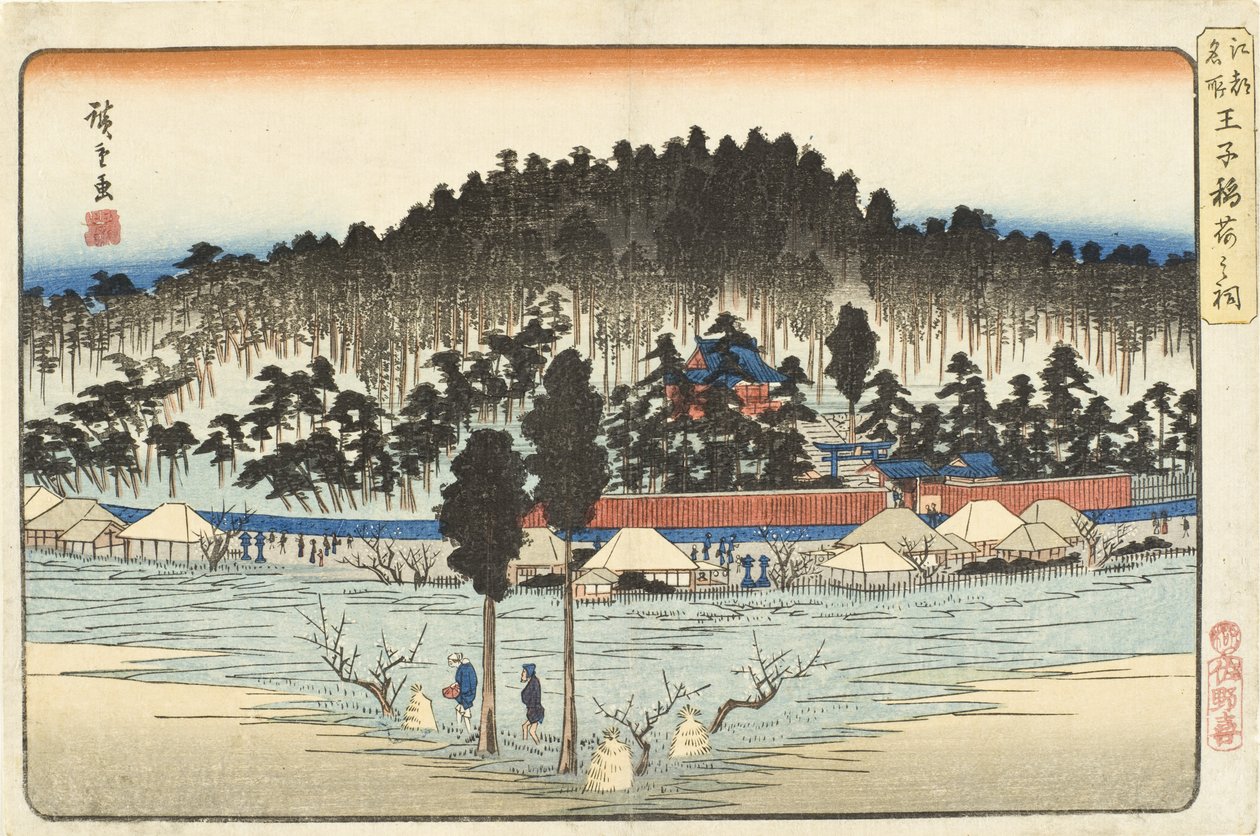 Sanctuaire Ōji Inari - Utagawa Hiroshige