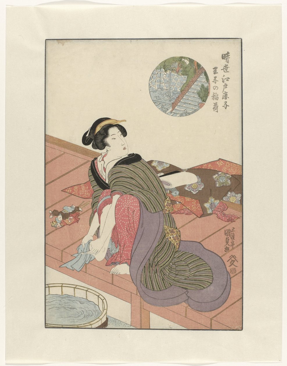 Temple Inari Oji no Inari (titre sur l