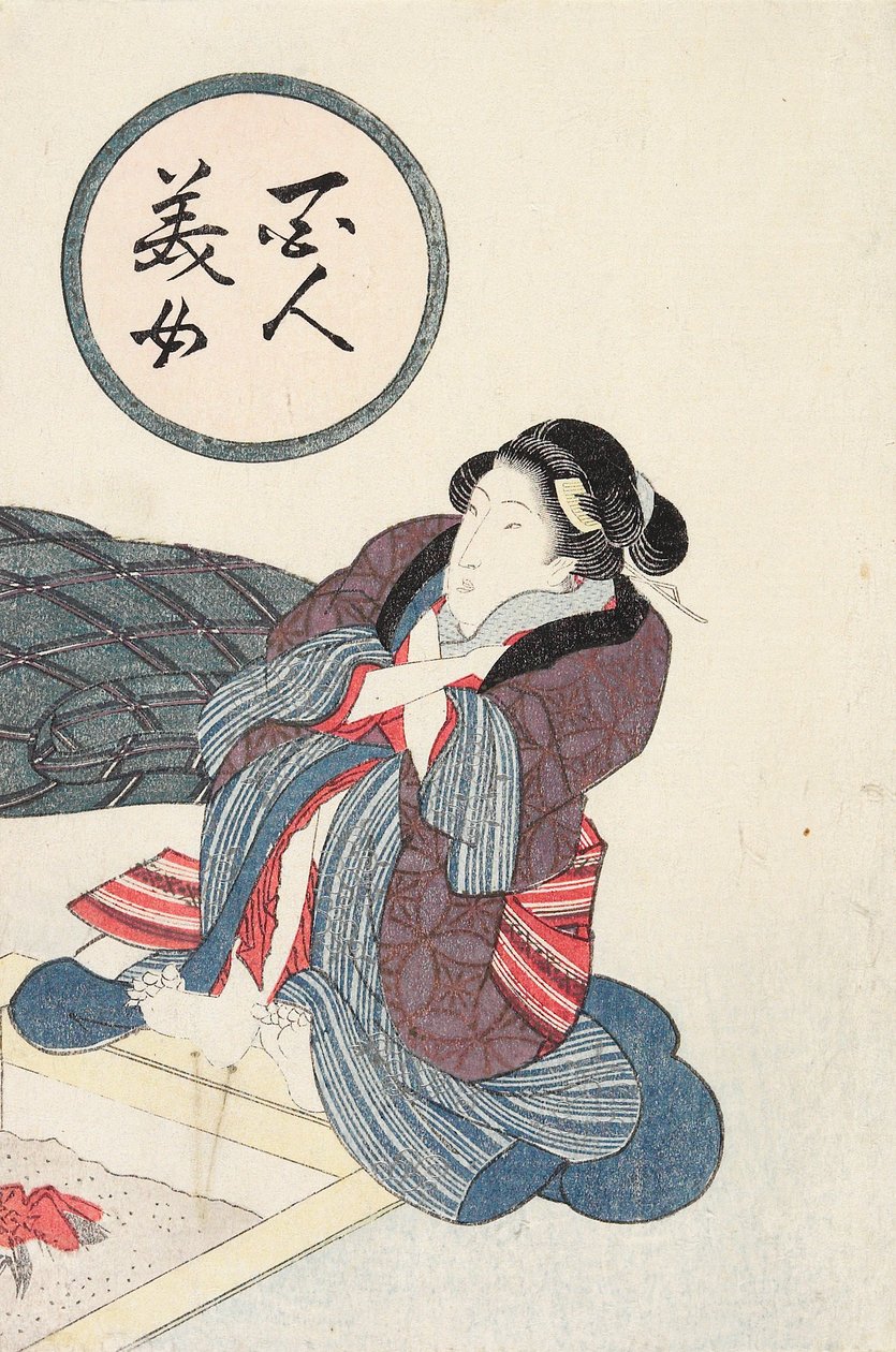 Femme se réchauffant les pieds à l