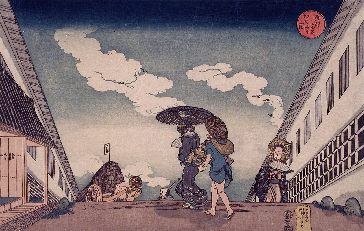 Kasumigaseki - Utagawa Kuniyoshi