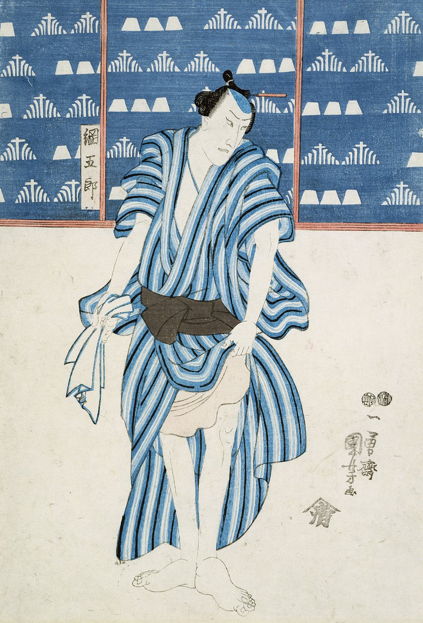 Portrait de Tunagore - Utagawa Kuniyoshi