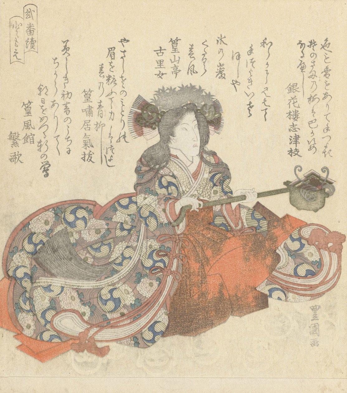 Segawa Kikunojô en Tomoe Gozen, c.1825-29 - Utagawa Toyokuni
