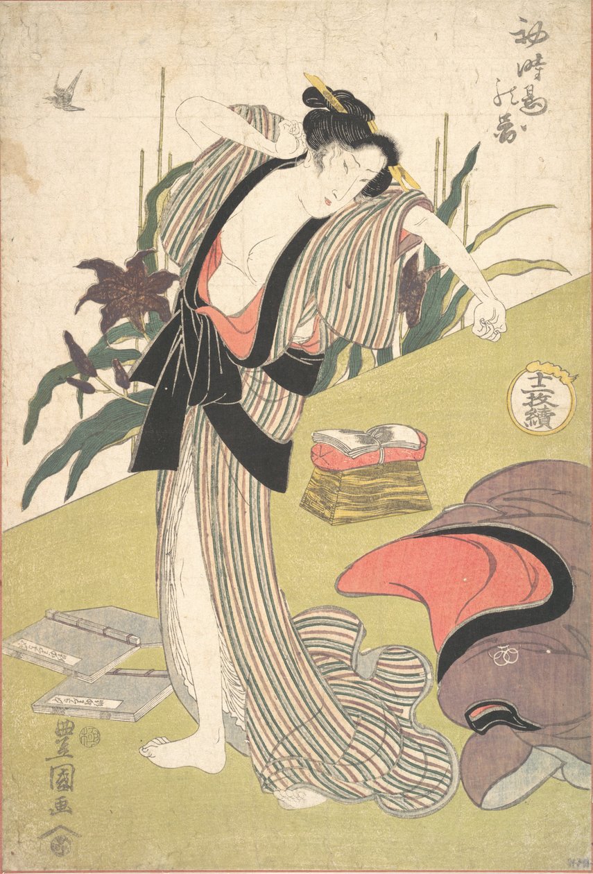La première visite du coucou - Utagawa Toyokuni I