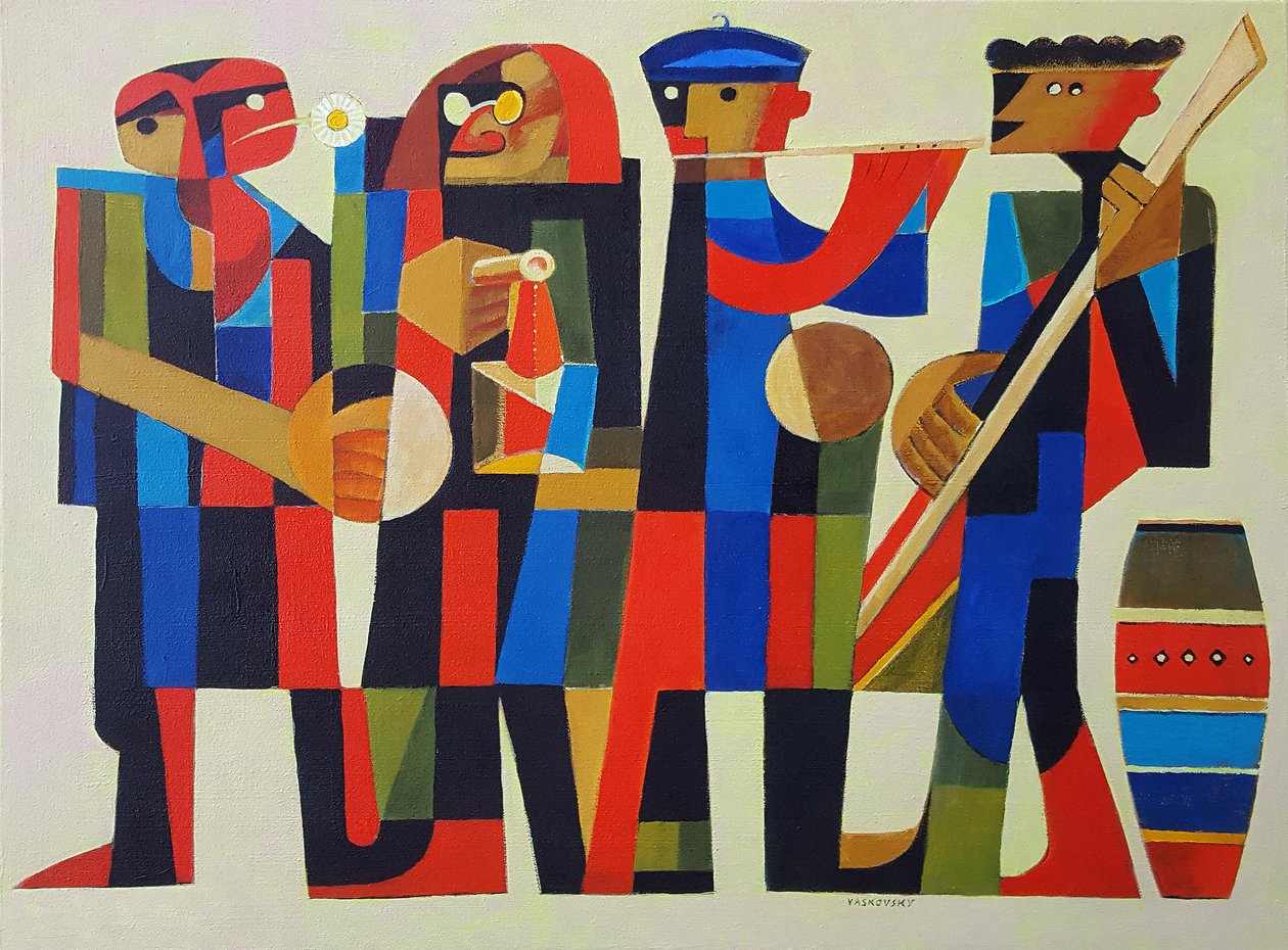 Quatre musiciens, 2017 - Vadym Vaskovsky