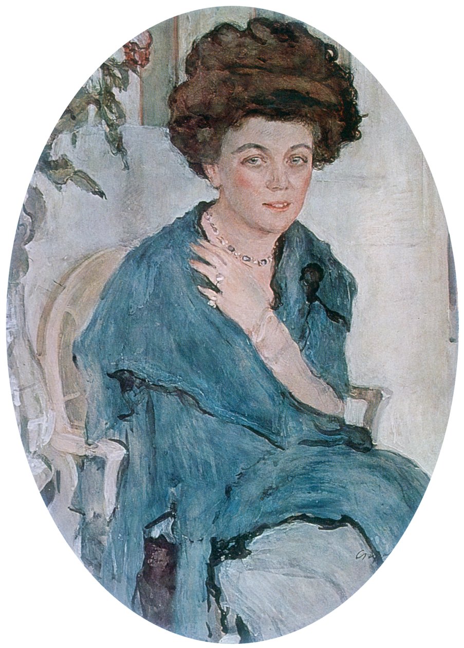 Portrait de Yelena Oliv, 1909 - Valentin Aleksandrovich Serov