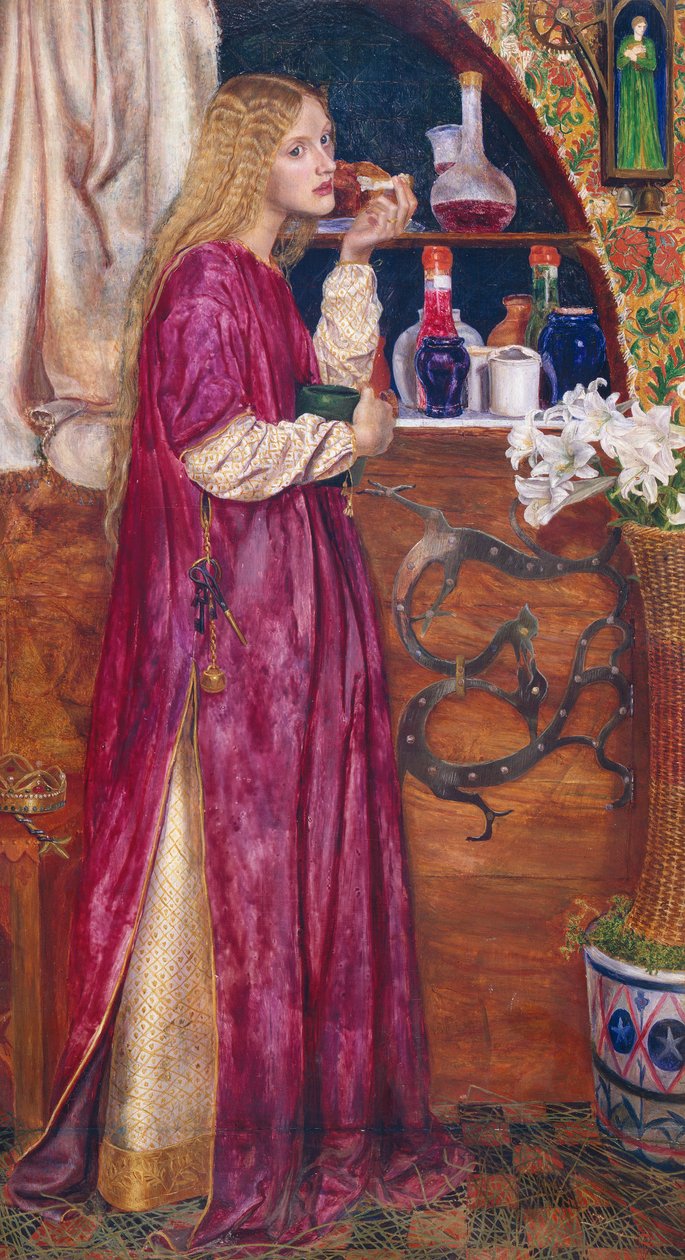 La Reine était dans le salon, mangeant du pain et du miel - Valentine Cameron Prinsep