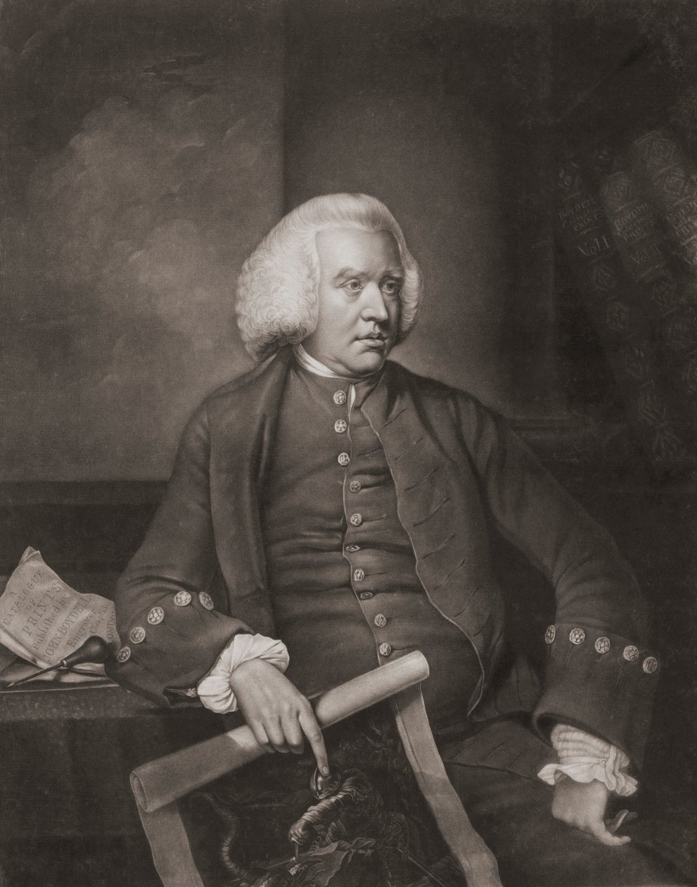 John Boydell. Portrait - Valentine Green