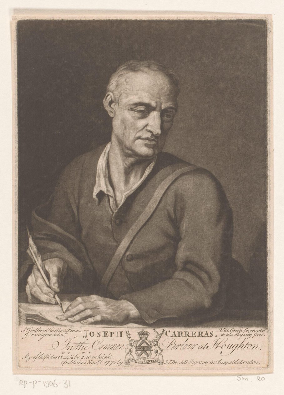 Portrait de Joseph Carreras - Valentine Green