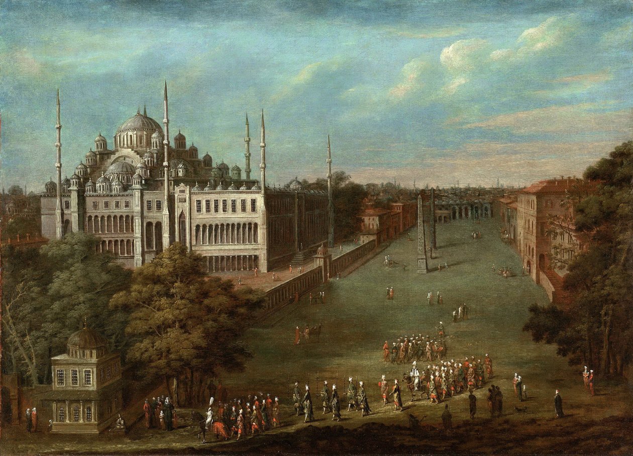 Procession du Grand Vizir sur la place de l