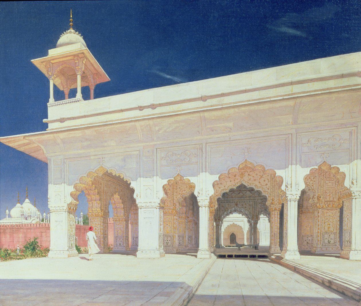 Salle du trône du Fort Shah Jahan à Delhi, 1875 - Vasili Vasilievich Vereshchagin