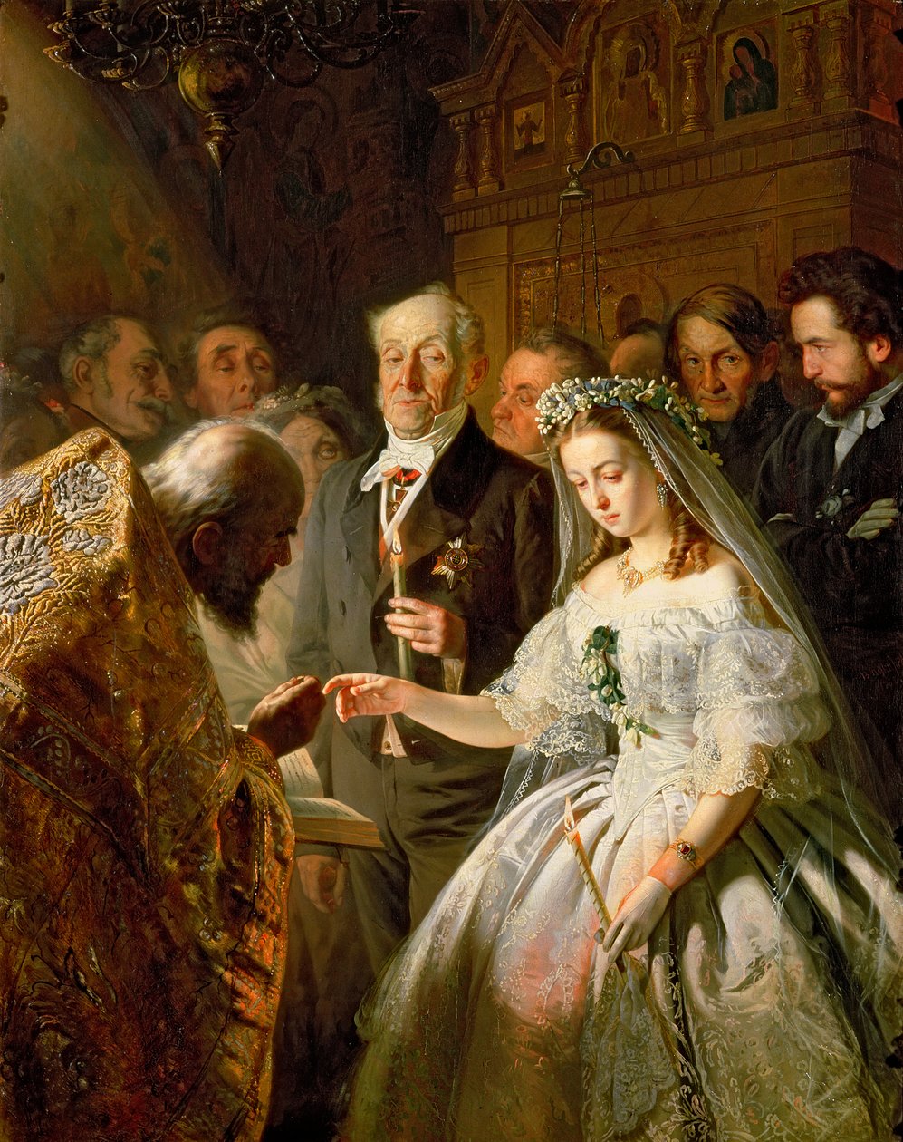 Le Mariage inégal, 1862 - Vasili Vladimirovits Pukirev