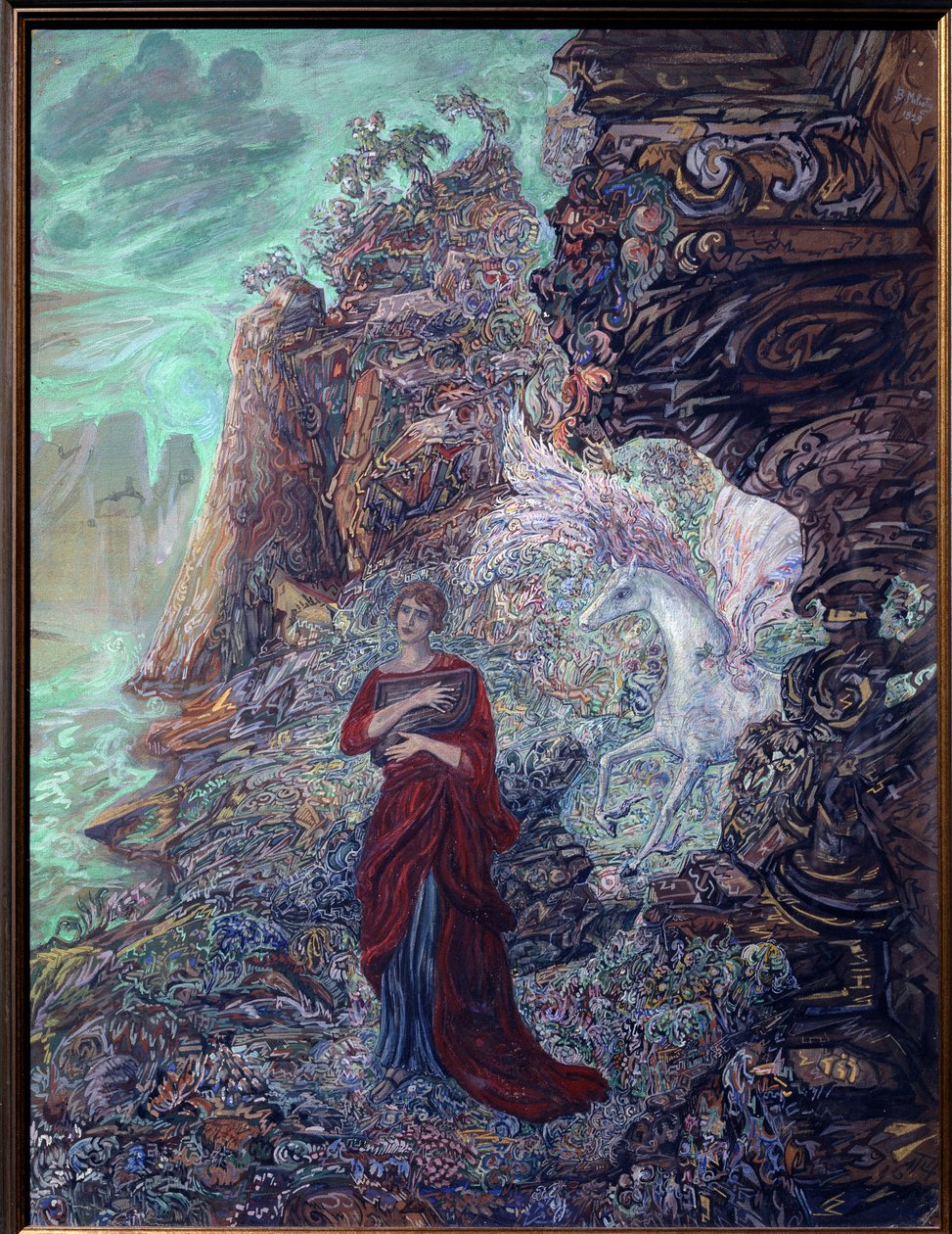 Sappho et Pégase - Vasili Dmitrievich Millioti