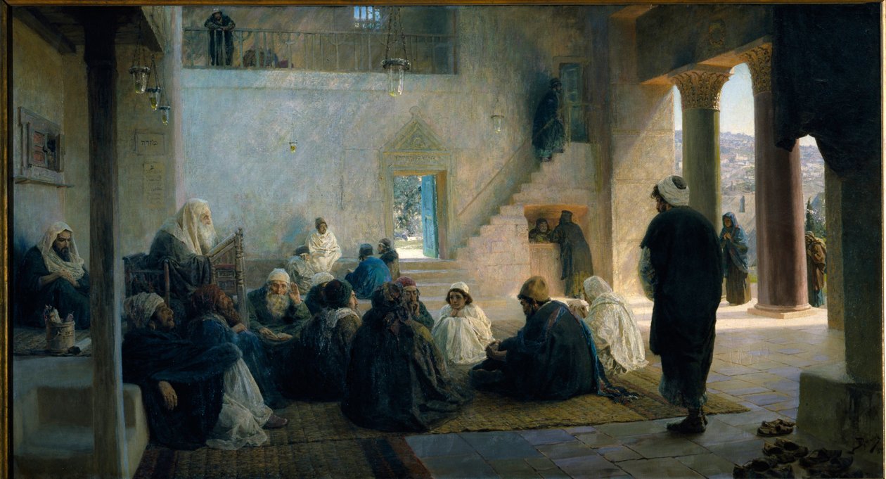 Le Christ parmi les docteurs de la loi - Vasilij Dmitrievich Polenov
