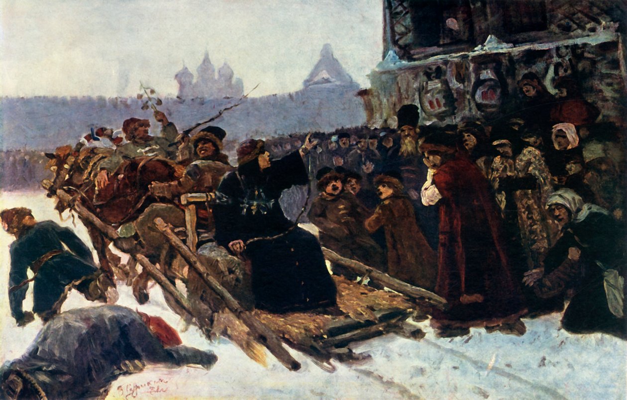 Le Boyar Morozova une étude, 1881, 1965 - Vasily Surikov