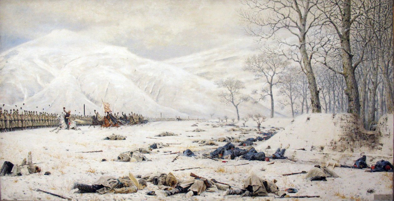 Champ de bataille au col de Shipka - Vasily Vereshchagin