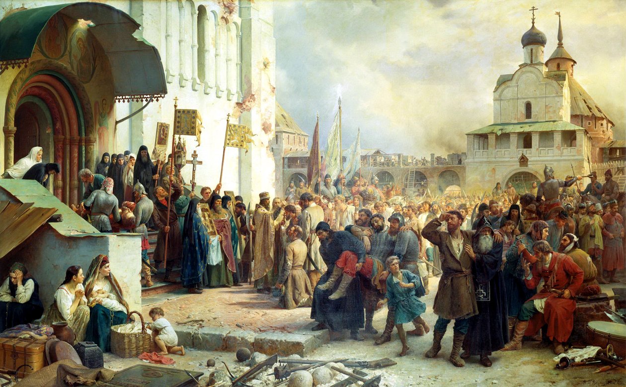 Le Siège de la Trinité Sergius Lavra à Serguiev Possad - Vasily Vereshchagin