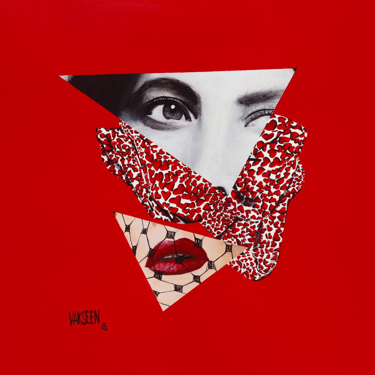 Imitation of Love, 2015 (acrylique sur panneau de bois) - Vaskeen Vaskeen