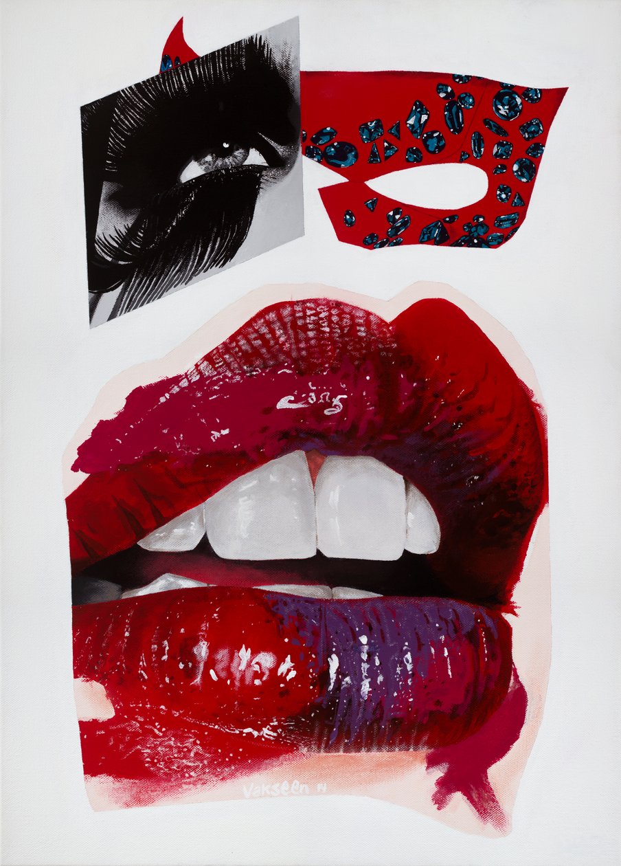 Ruban dans ses yeux, 2014 (acrylique) - Vaskeen Vaskeen