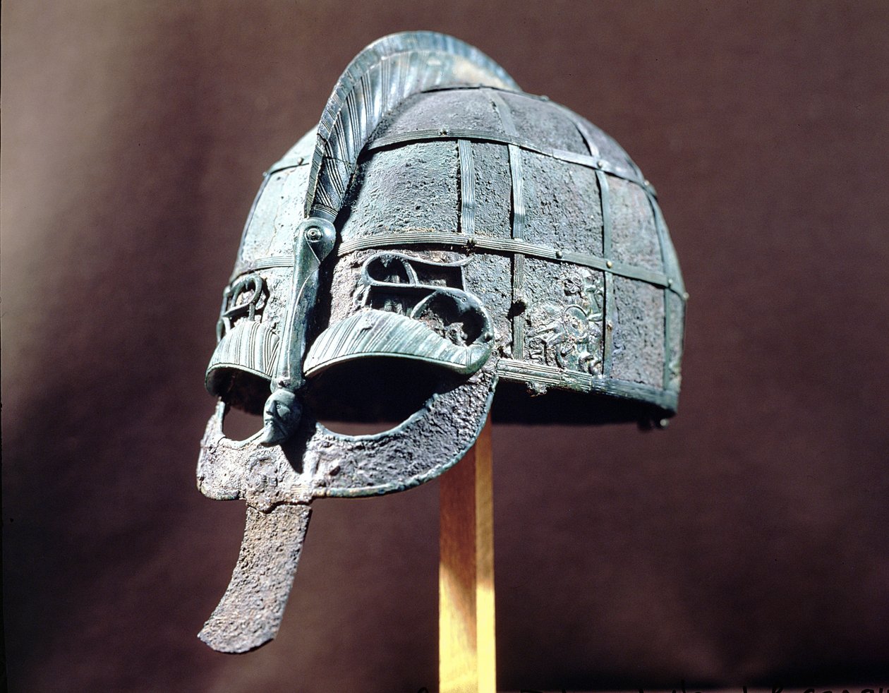 Casque, du trésor de Vendel, Uppland, vers 600 après J.-C. - Vendel Period
