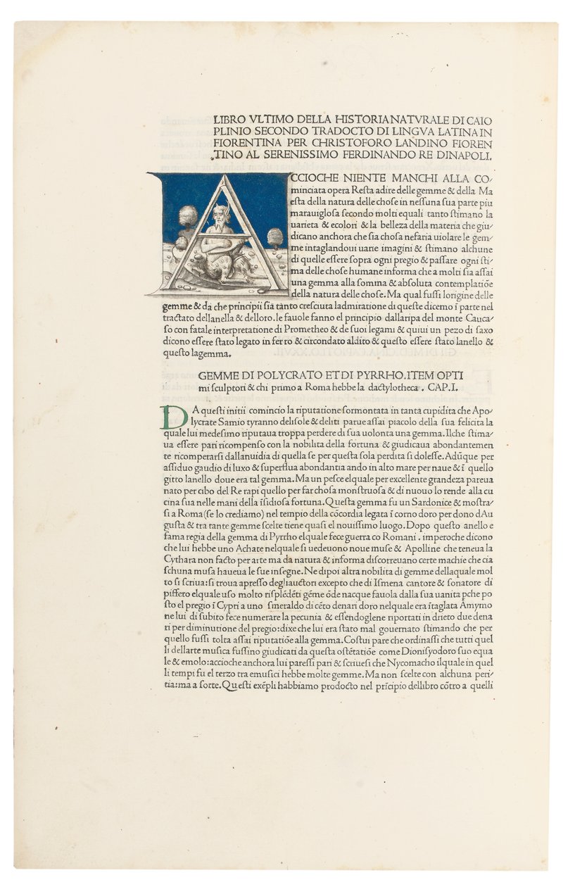 Historia Naturalis, 1476 - Venetian School