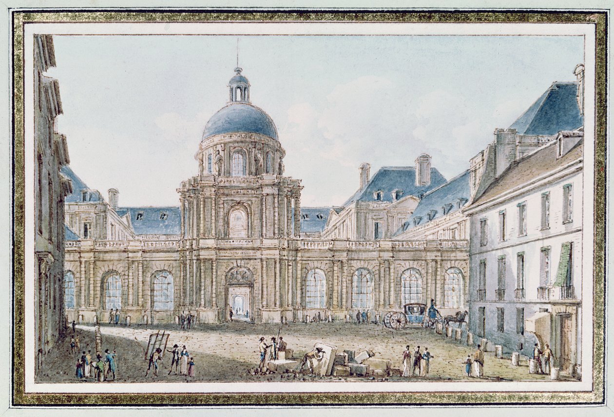 Vue du Palais du Sénat Conservateur (Le Luxembourg) Paris - Victor Jean Nicolle