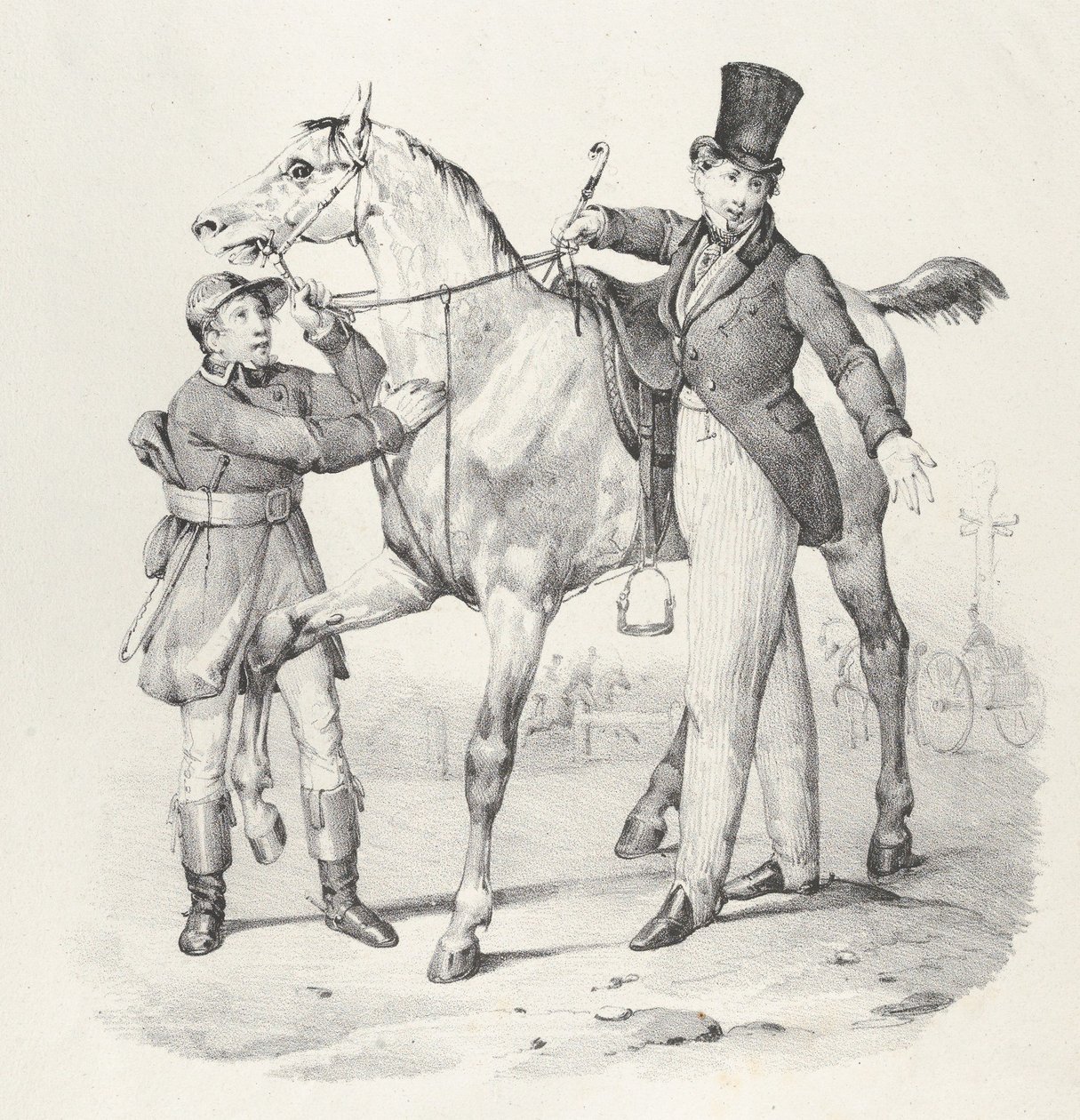 Chap. VI : Je ne pouvais pas aller à pied, 1824 - Victor Adam