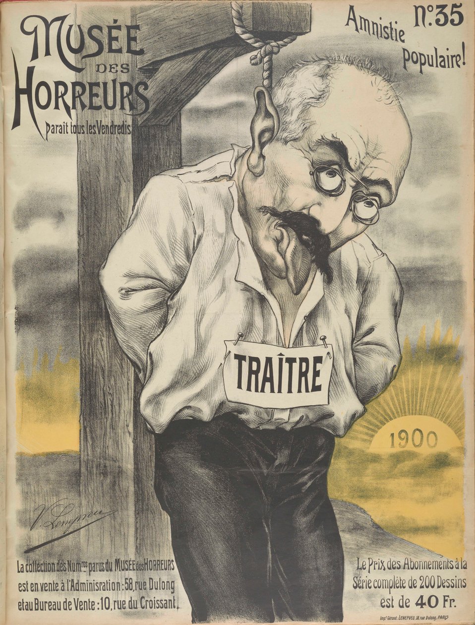 Musée des Horreurs Galerie des Horreurs: Alfred Dreyfus - Victor Lenepveu