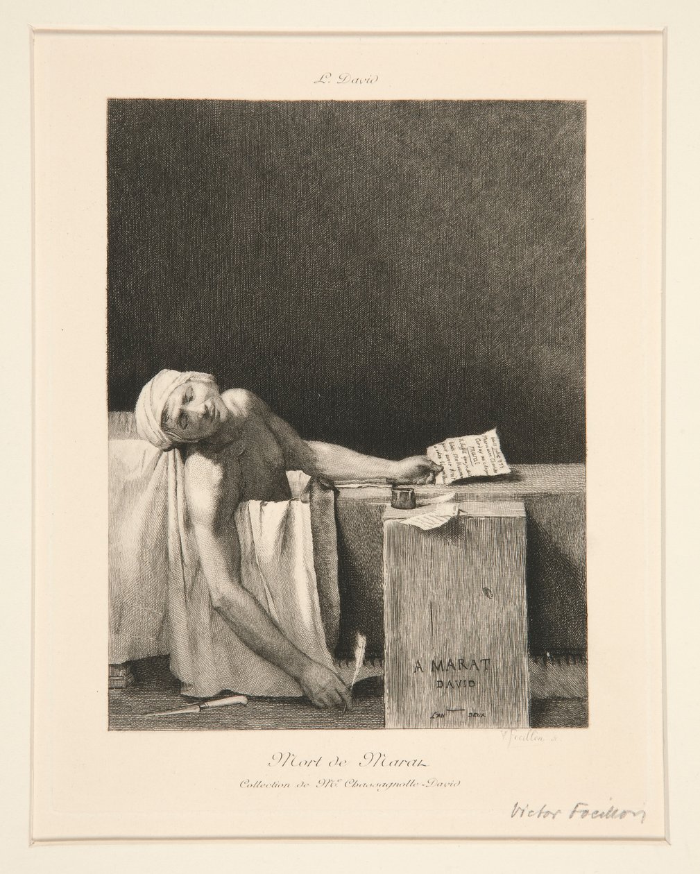 La Mort de Marat - Victor Louis Focillon