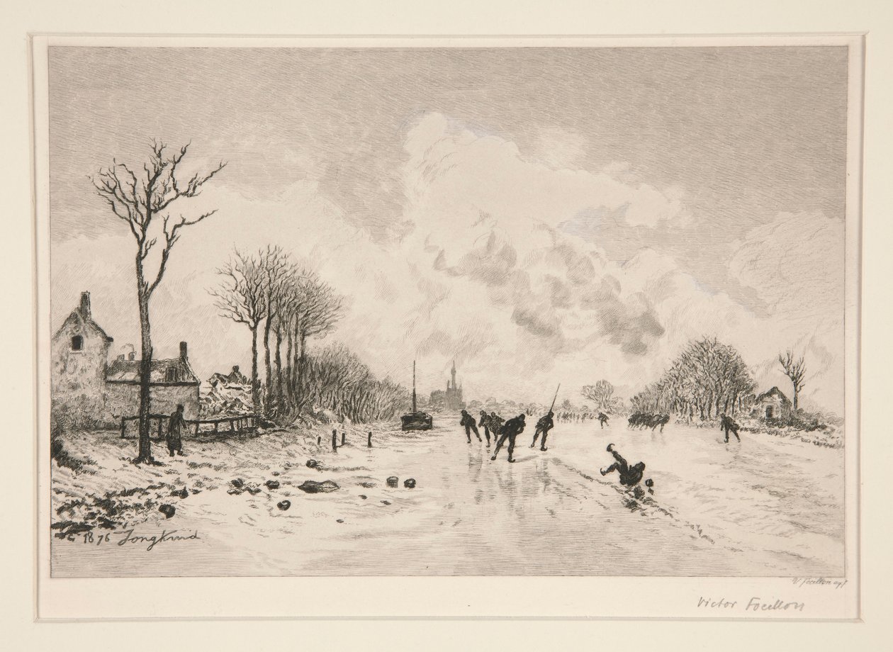 Les Patineurs - Victor Louis Focillon