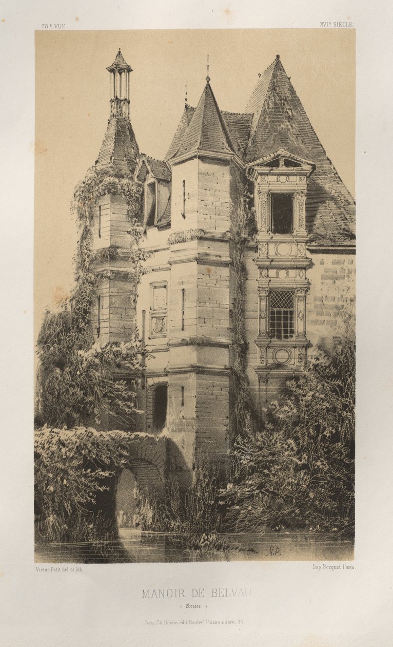 Manoir de Belvau (Corrèze) - Victor Petit