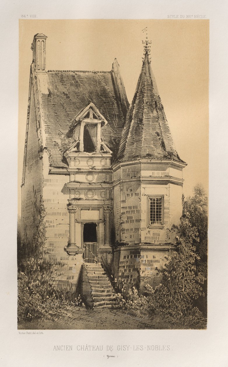 Ancien Château de Gisy-Les-Nobles (Yonne) - Victor Petit