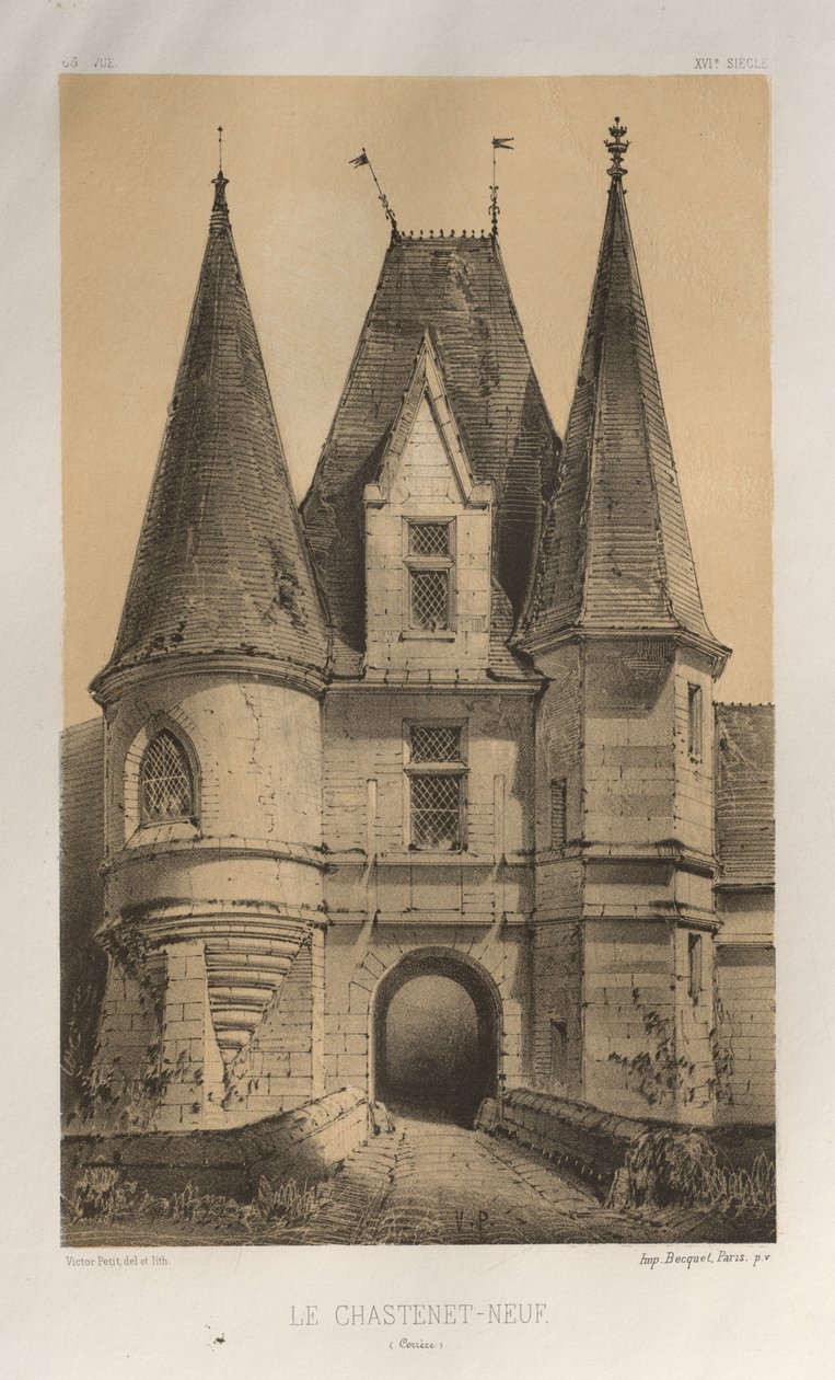 ...Pl. 65, Le Chastelet-Neuf Corrèze, 1860 - Victor Petit