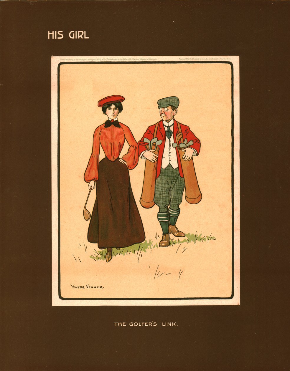 Sa fille, Les Golfeurs - Victor Venner