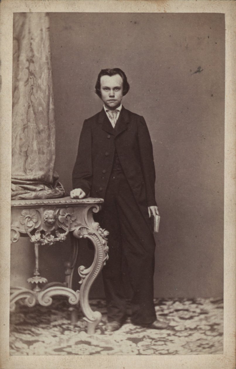 Portrait du compositeur Anton Rubinstein 1829-1894 - Vienna . Photo studio Franz Schultz